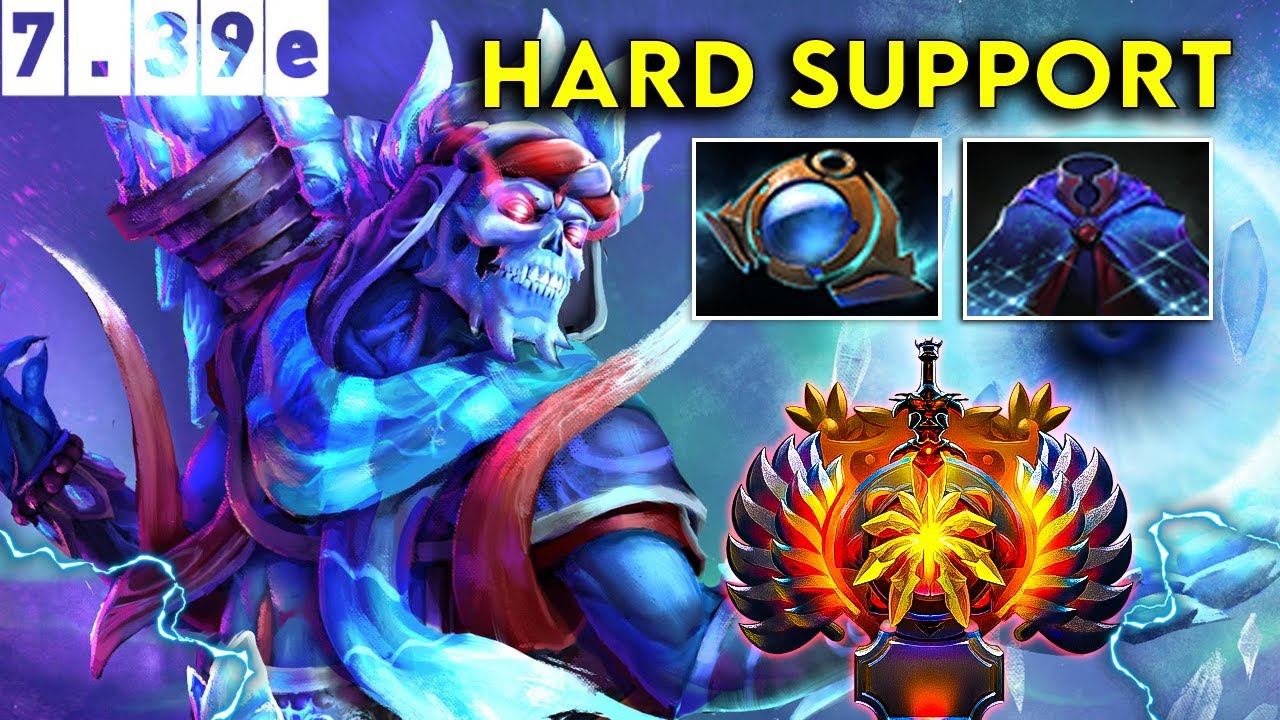 Lich Immortal Hard Support - Dota 2 Patch 7.39d Pro Pub Gameplay