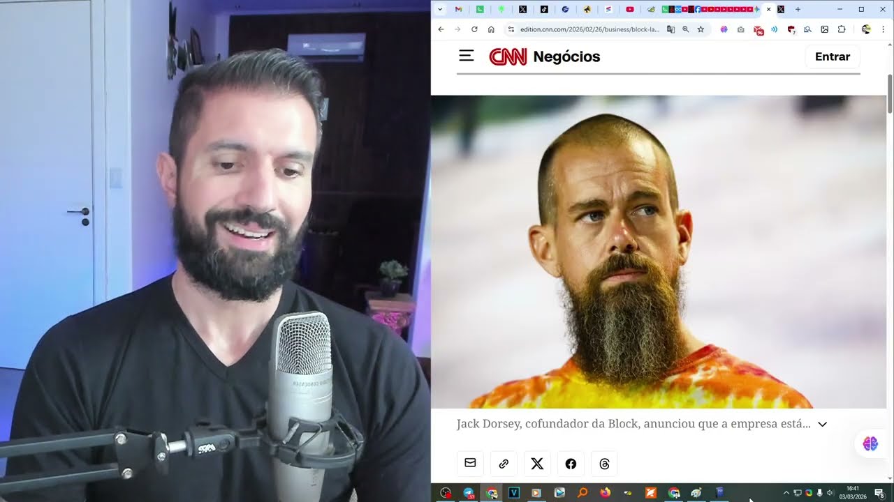 JACK DORSEY demite 40% da sua EMPRESA para SUBSTITUIR por IA