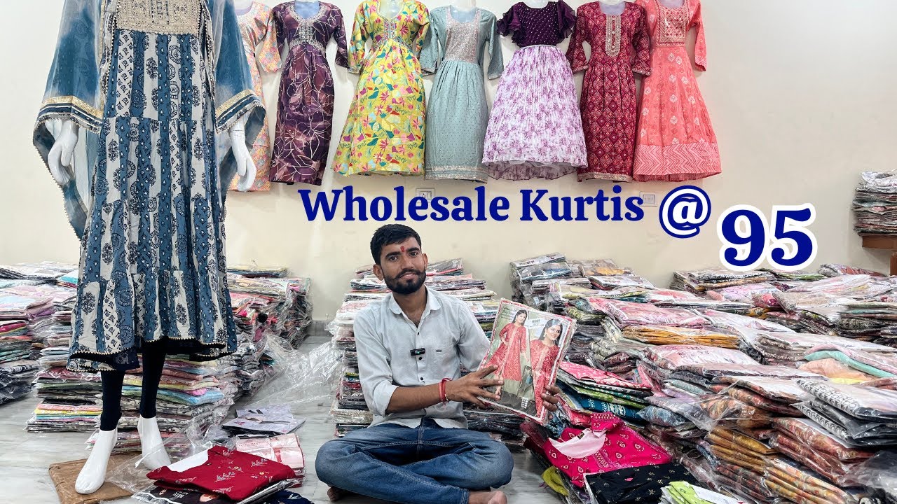 Cheapest Wholesale Kurtis రూ. 95 మాత్రమే | Kurti market In Hyderabad, Madina Wholesale Kurtis