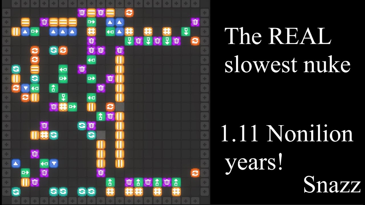 The 1.11 Nonillion Year Nuke Made by Snazz | Cell Machine