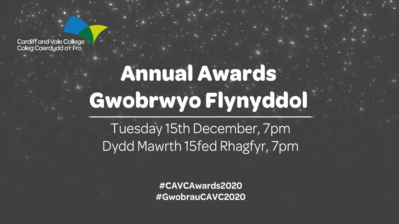 CAVC Annual Awards 2020 | Gwobrau Blynyddol CAVC 2020