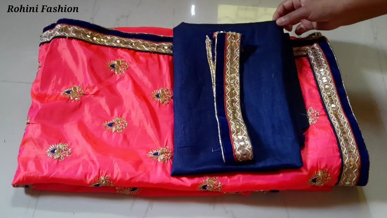 Very simple and easy designer blouse back neck design|cutting and stitching back neck