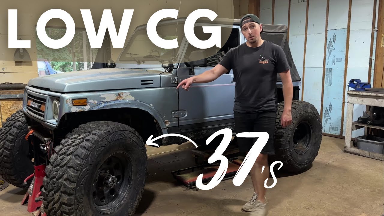 Low Center of Gravity Samurai! Cutting for Front Tires | Suzuki Samurai Build Episode 9