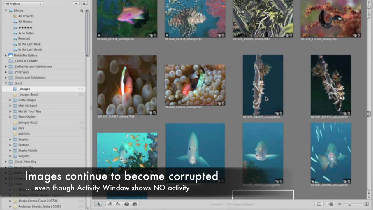 Aperture library corruption