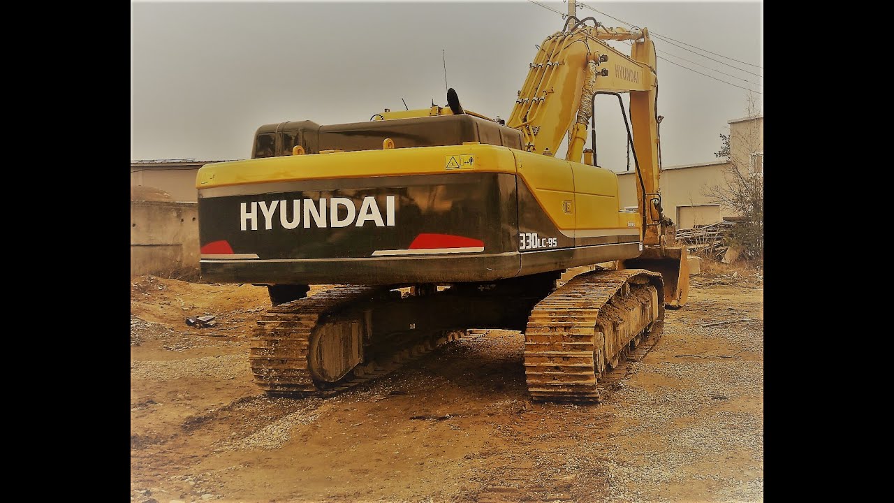 HYUNDAI R330-9S. Сборка бортового гидромотора и редуктора)