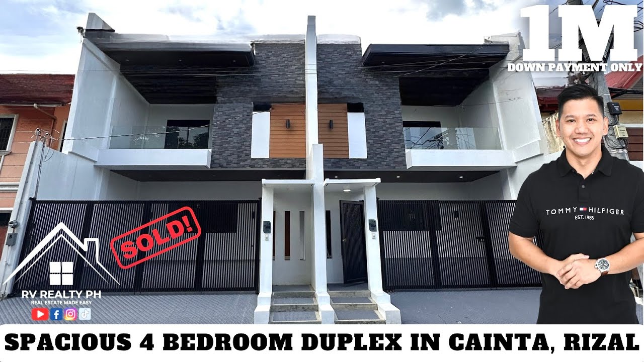 House Tour 33: Spacious Modern 4BR Duplex in Cainta, Rizal! ₱1M DP ONLY!