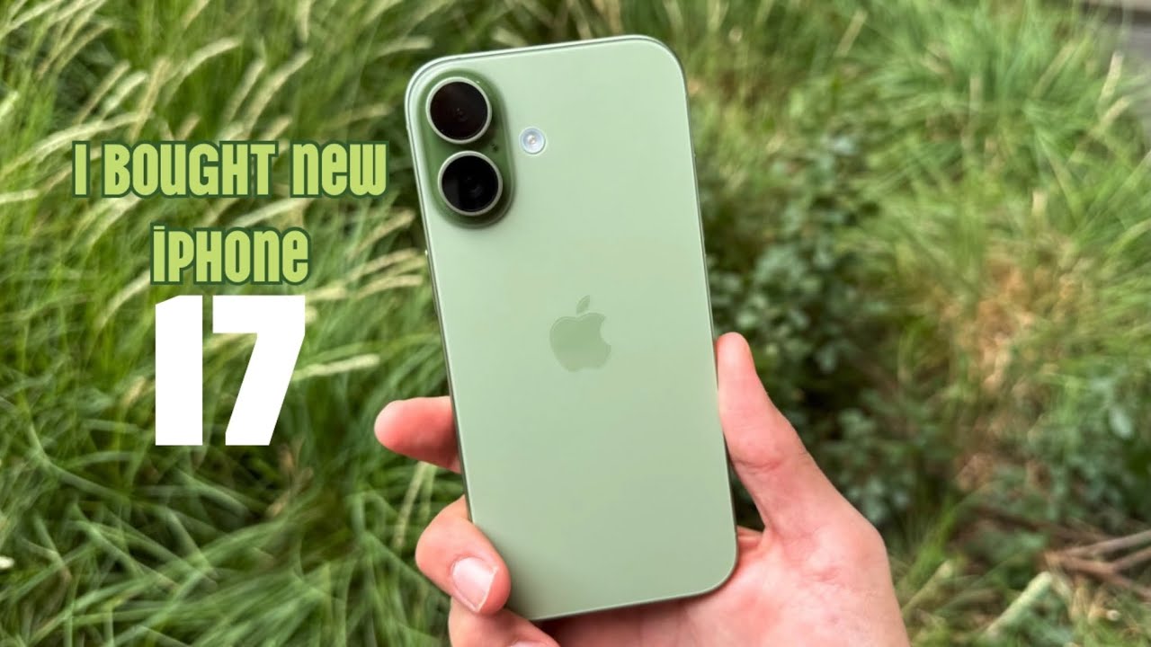 I bought brand new iPhone 17 for YouTube content 