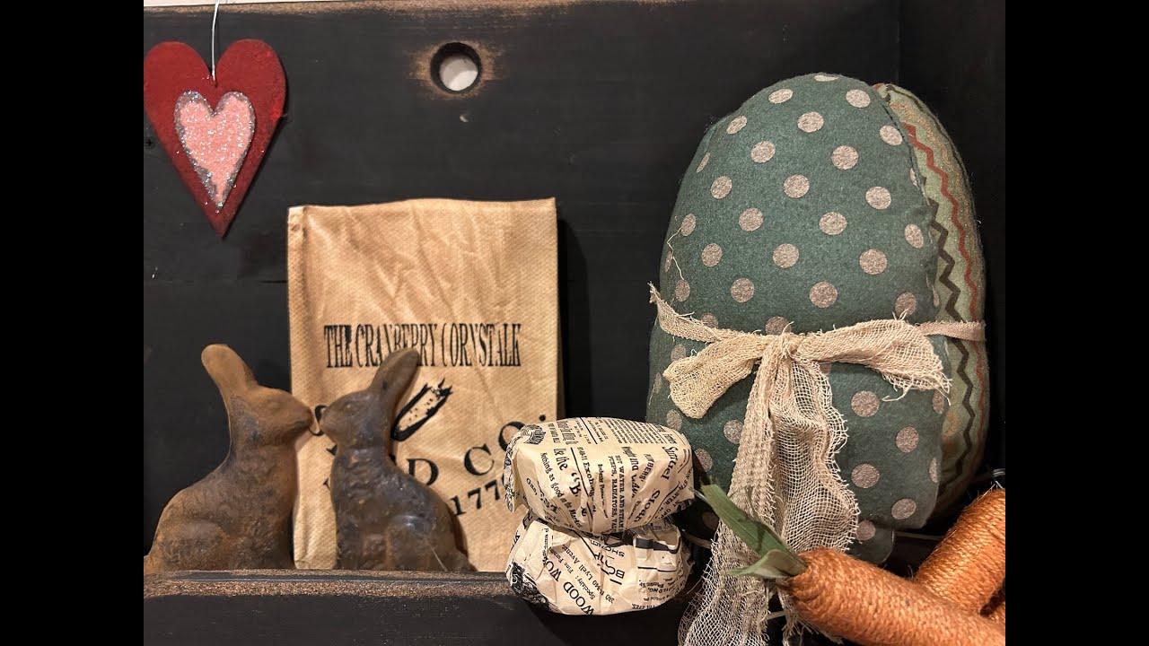 February Vlog 2023  2 Primitive Colonial Farm house Decor