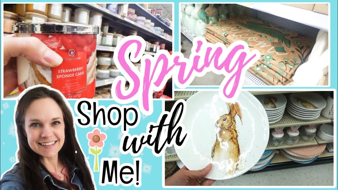 It was too much...😂 | Spring shop with me at Walmart & Hobby Lobby | Spring 2024