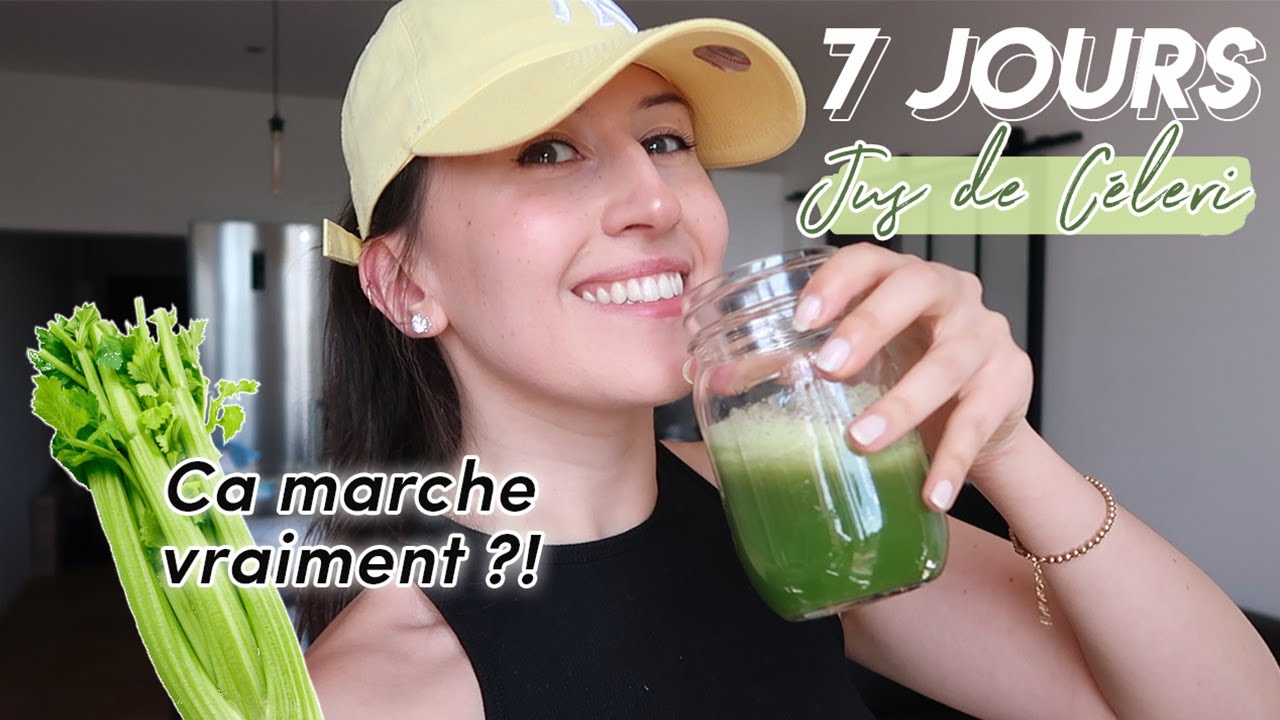 JUS DE C&Eacute;LERI PENDANT 7 JOURS !! Mon exp&eacute;rience et les bienfaits
