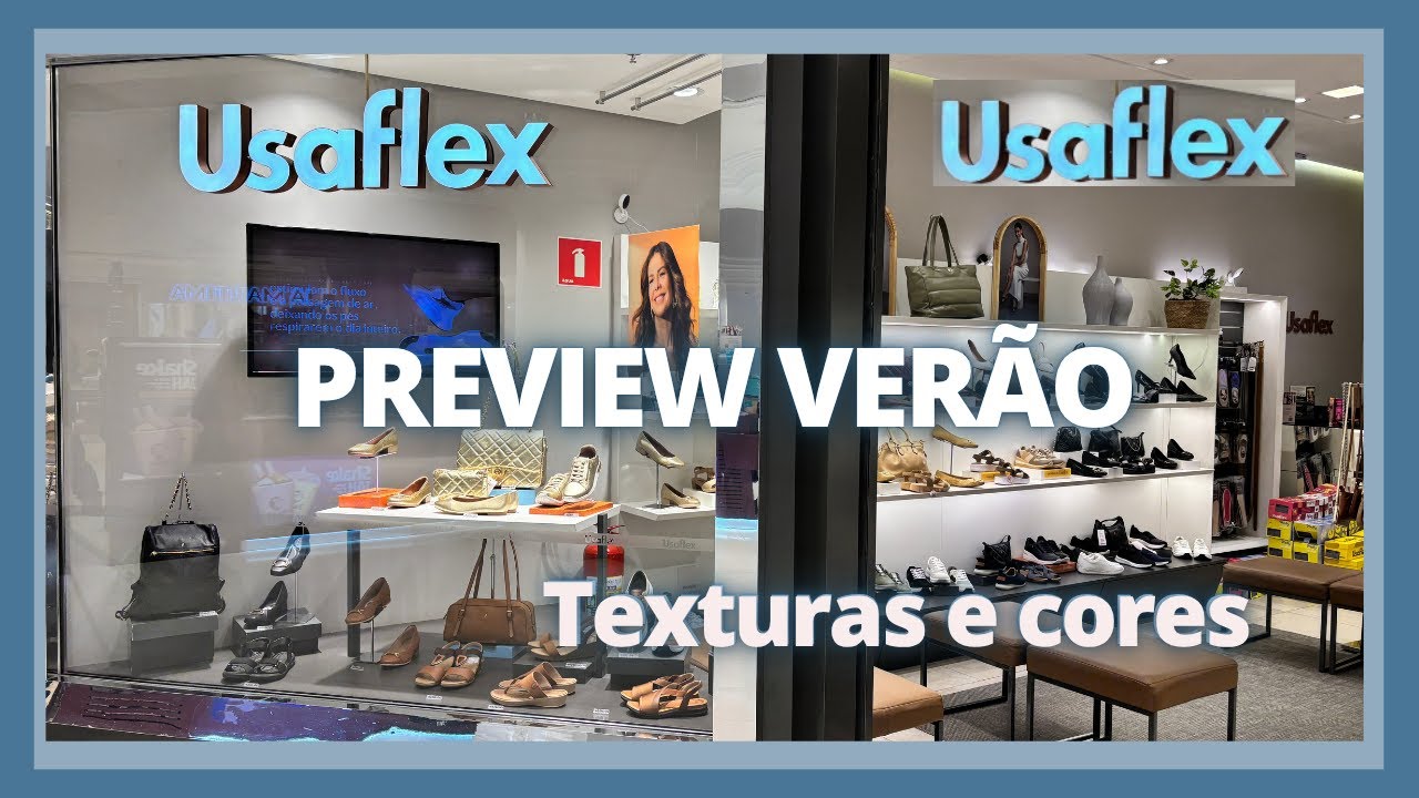 TENDÊNCIAS  SAPATOS USAFLEX  VERÃO 2025/2026