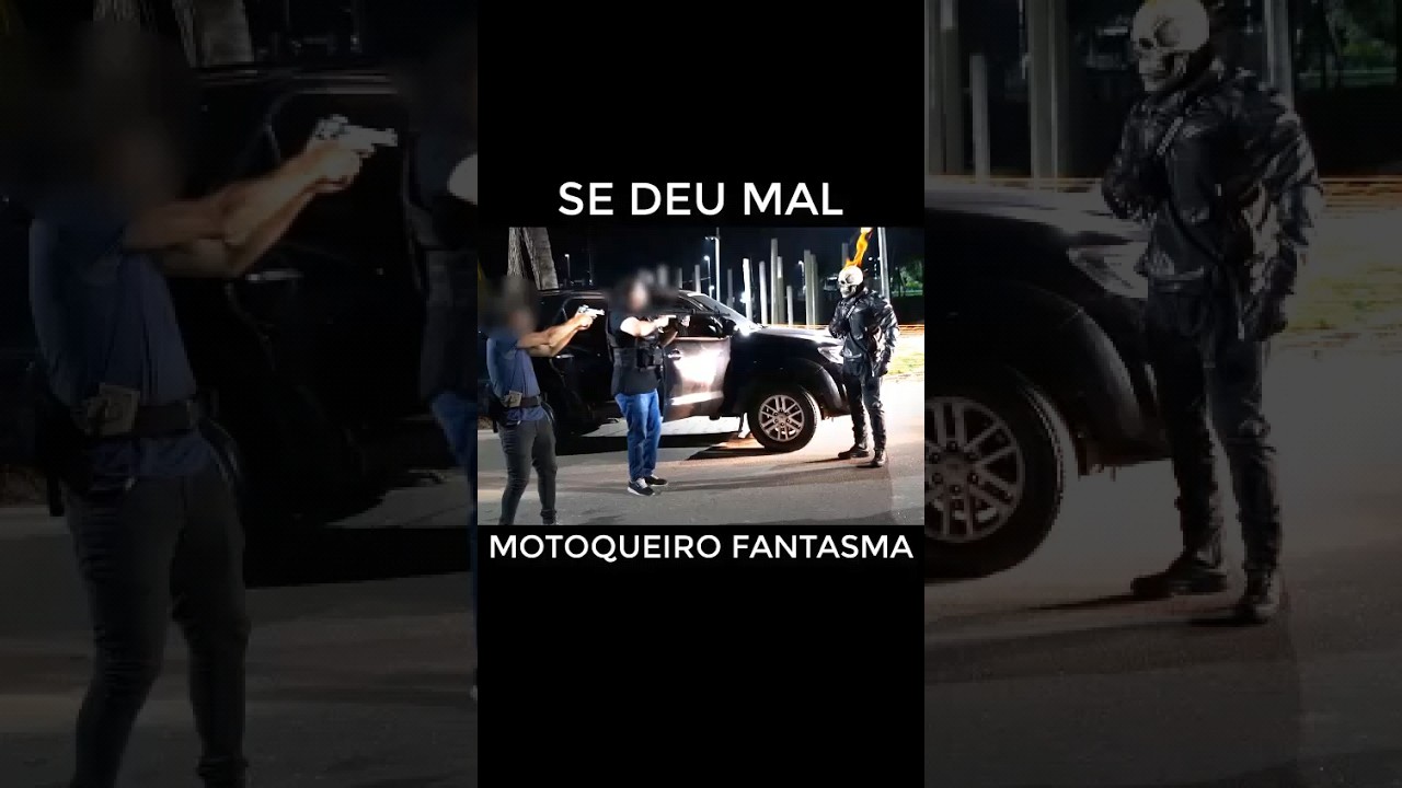 PEGARAM O MOTOQUEIRO FANTASMA - Ghost Rider Prank
