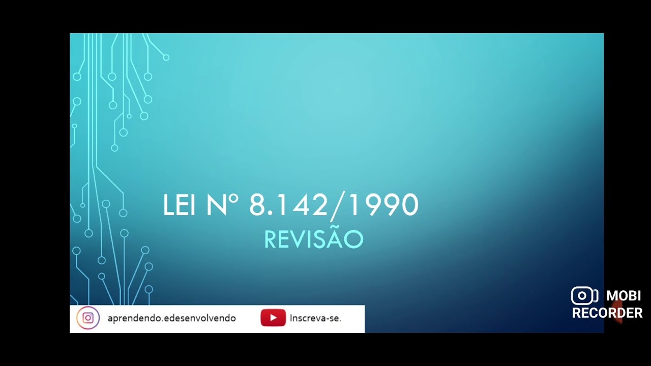 Lei n° 8.142/1990 - Revisão - Controle Social e Fundos de Custeio do SUS