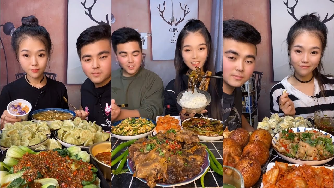 CHINESE MUKBANG SPICY FOOD WITH FAMILY(HOME FOOD)@Xiaoxuan Mukbang EATING SHOW