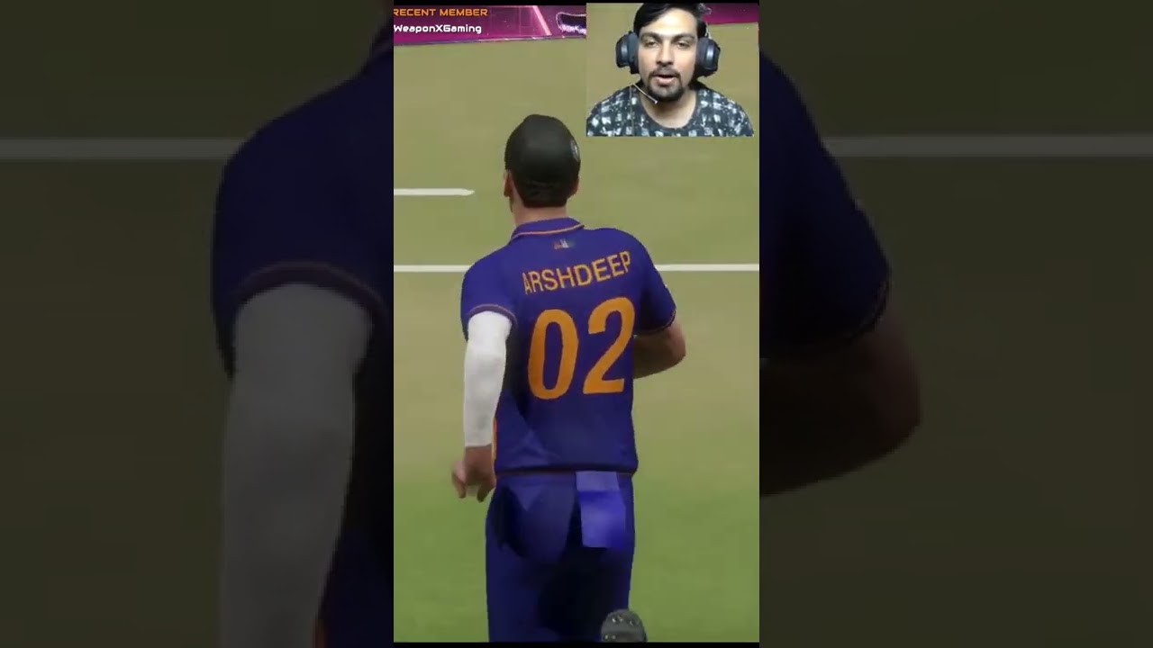 What A Debut ft. Arshdeep Singh - Cricket 22 #Shorts By RtxVivek