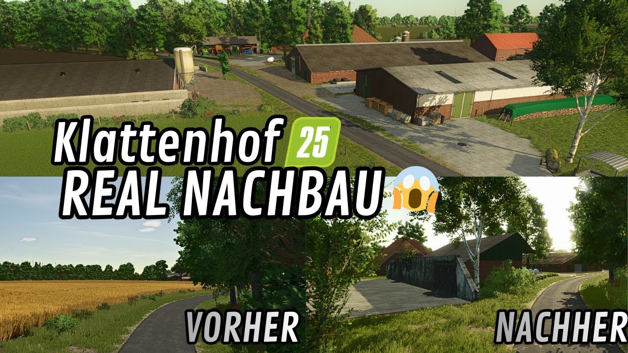 LS25 Klattenhof | Realer Hof-Nachbau | Hofbau & Hoftour 😳🚜