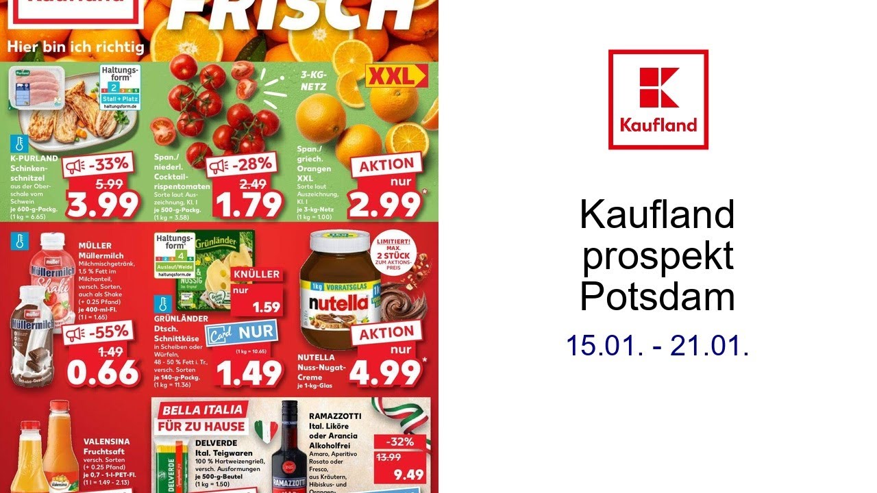 Kaufland prospekt Potsdam  15.01. - 21.01.