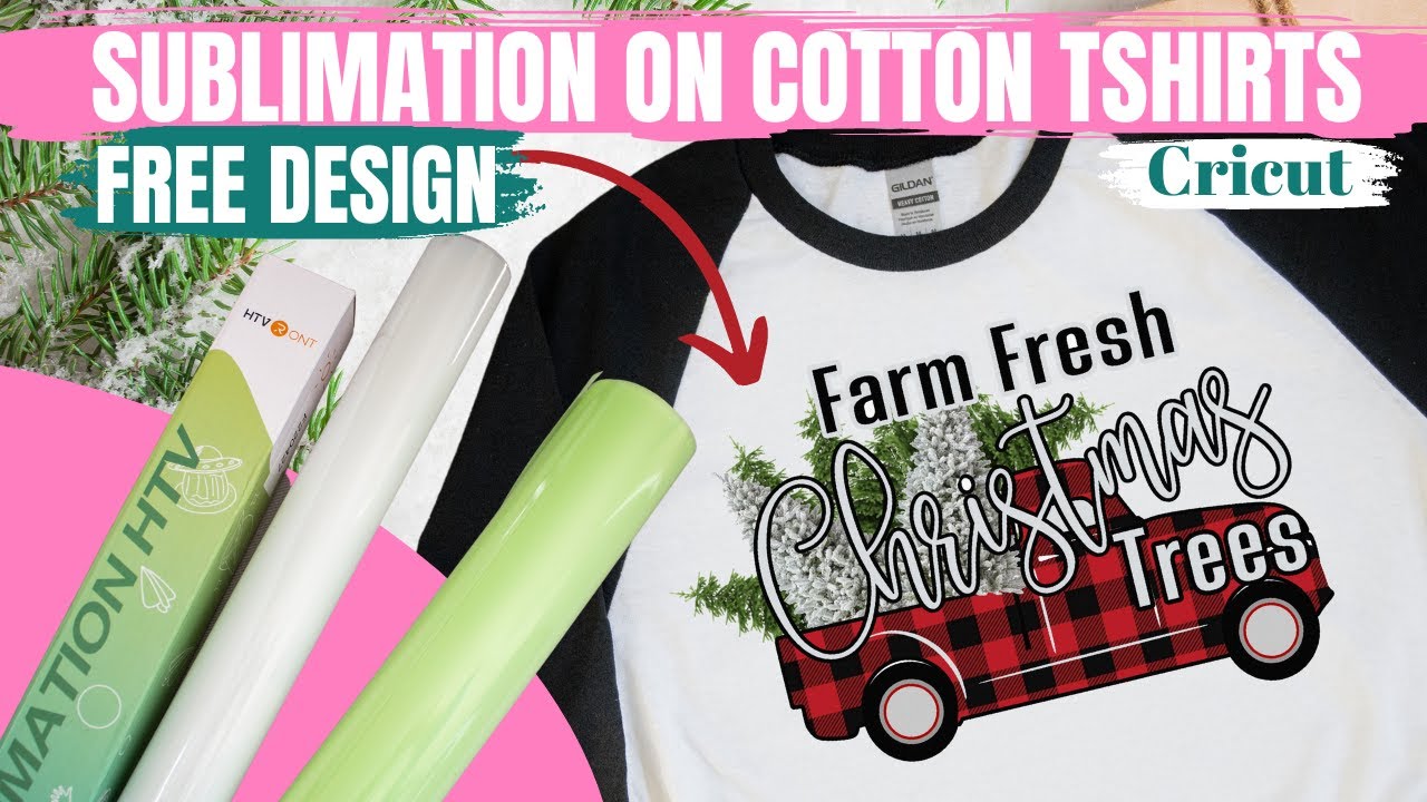 How to Sublimate on 100% Cotton | Sublimation on Cotton T-shirts using Sublimation HTV