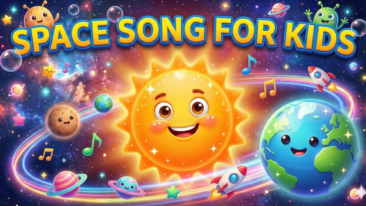 🌞 ग्रहों की सैर | Suraj ke Chakkar Mein Grah | Space Song for Kids 🚀