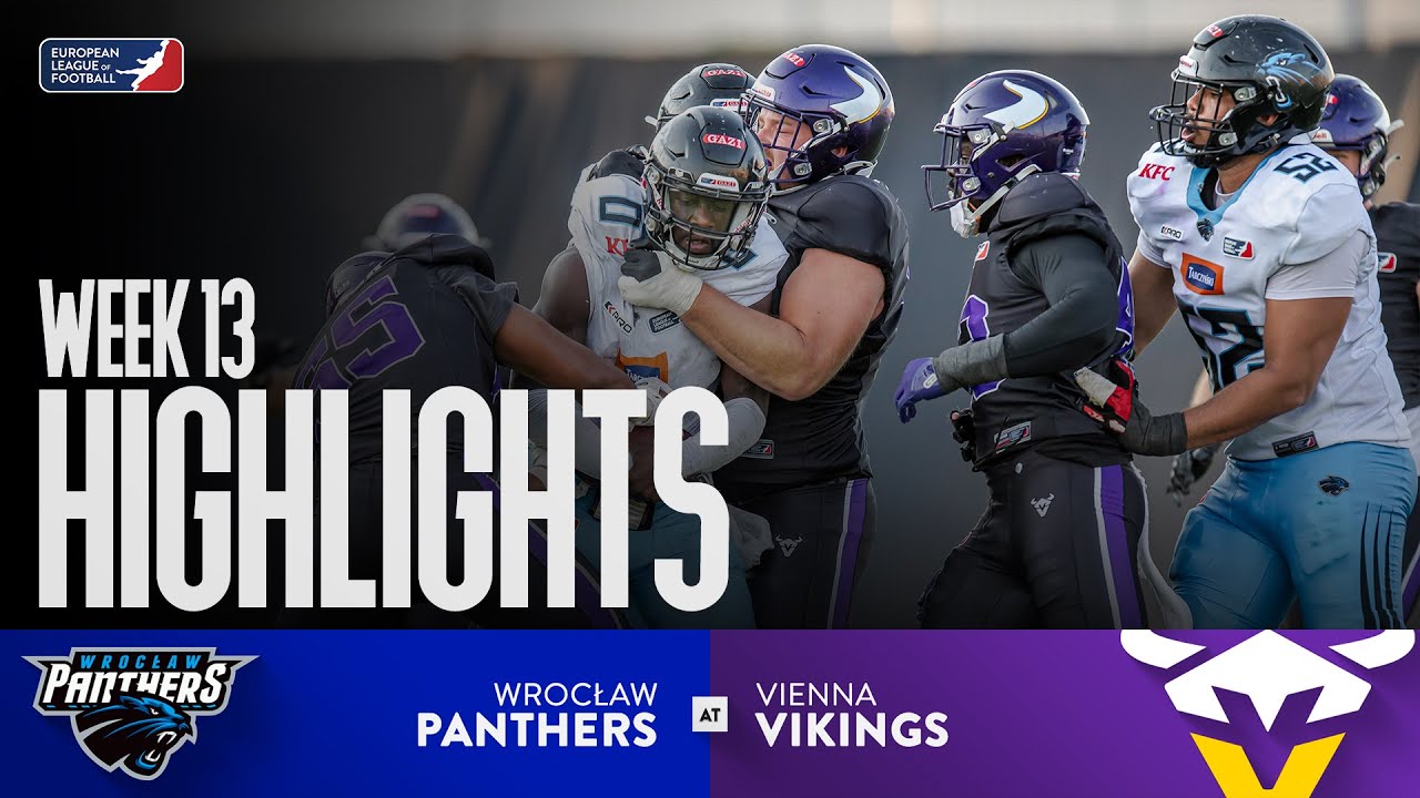 Wroclaw Panthers @ Vienna Vikings - Highlights | Week 13 | Season 2025