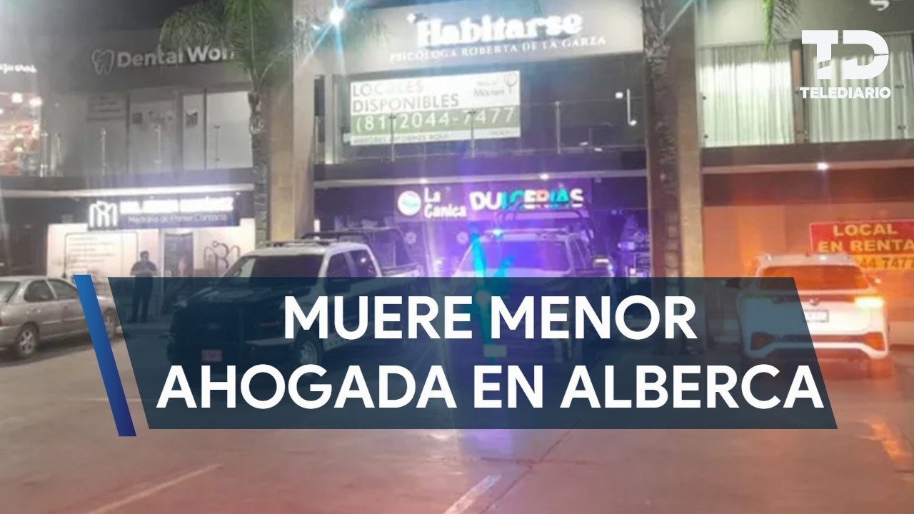 Menor de 3 años muere ahogada tras caer en alberca de quinta en Santiago, NL