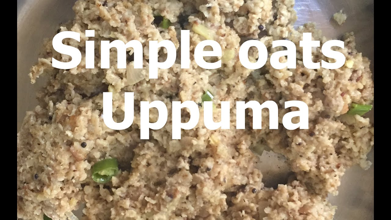 Simple Oats Opma Recipe