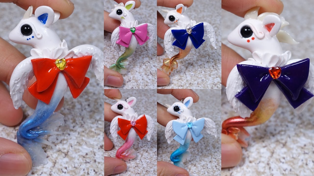 Sailor Moon Inspired Sea Creature Mermaids Collection | Polymer Clay