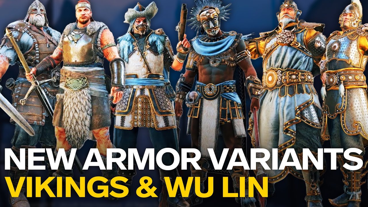 New Armor For Vikings, Wu Lin & Outlanders | For Honor Y7S4: TREASON