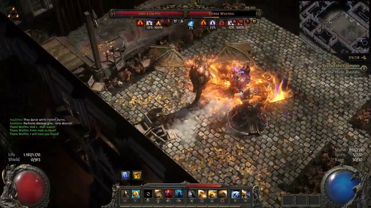 PoE 2 - Lady Elswyth + Thane Wulfric - Shaman - Wyvern