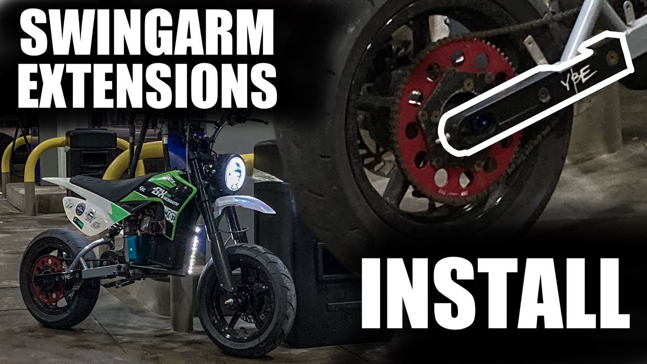 HOW TO-Install swingarm extensions on your razor.