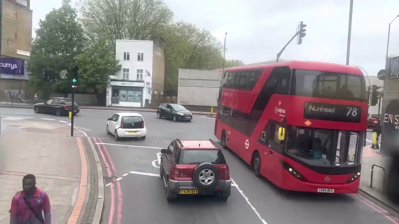London bus ride 🇬🇧 route 381from Peckham bus station to Waterloo Pls Subscribe Like 👍 Share Comment