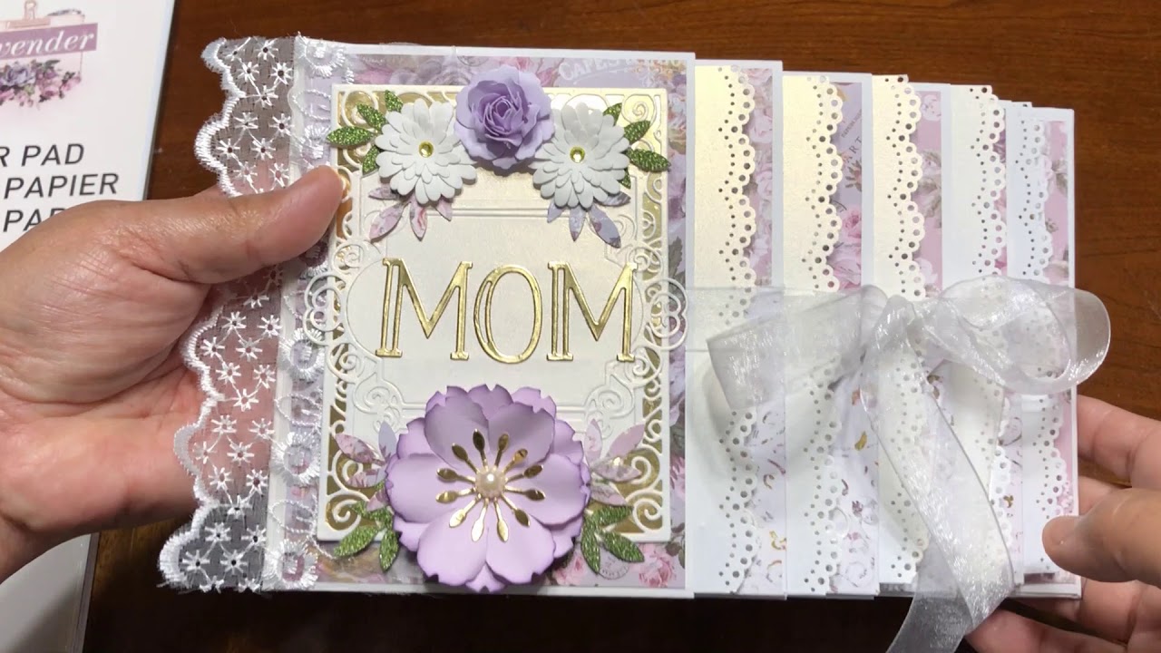 Waterfall mini album- sample for Mother's Day