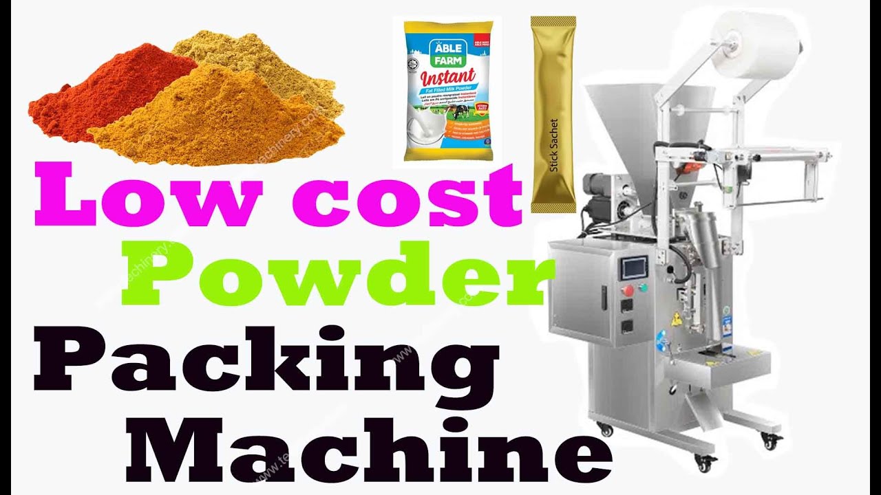 Auger screw spices powder  filling packing machine from Techinery