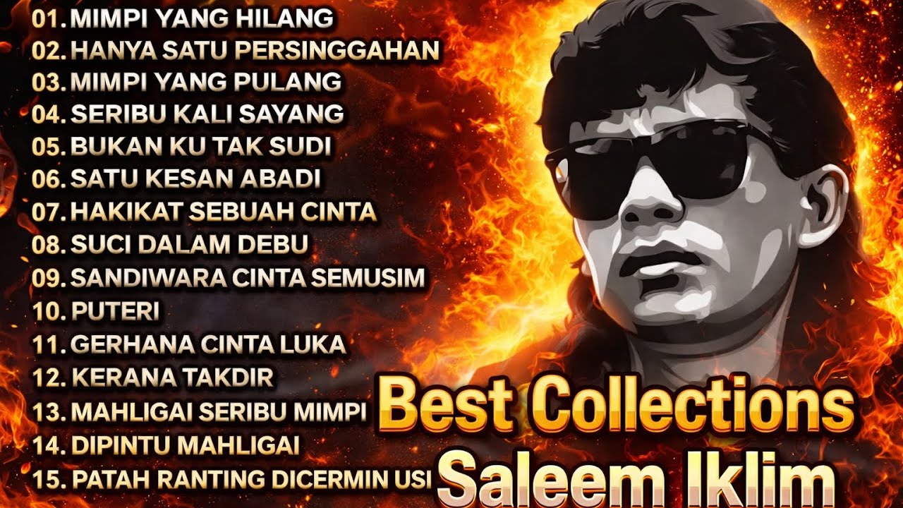 Lagu Malaysia Terbaik Sepanjang Masa | Saleem Iklim Full Album Nostalgia Terpopuler