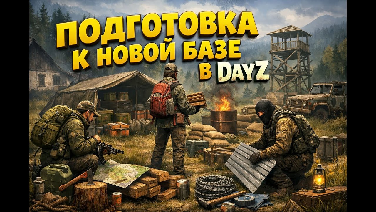 🔴 LIVE | ПОДГОТОВКА К НОВОЙ БАЗЕ В DAYZ  #dayz #survival #live