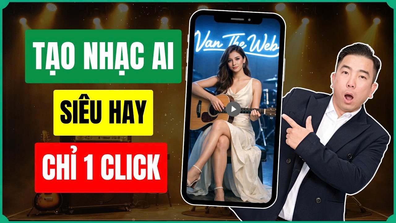 Tạo Nhạc Với MC Ảo Bằng AI Si&ecirc;u Hay Chỉ Với 1 Click!