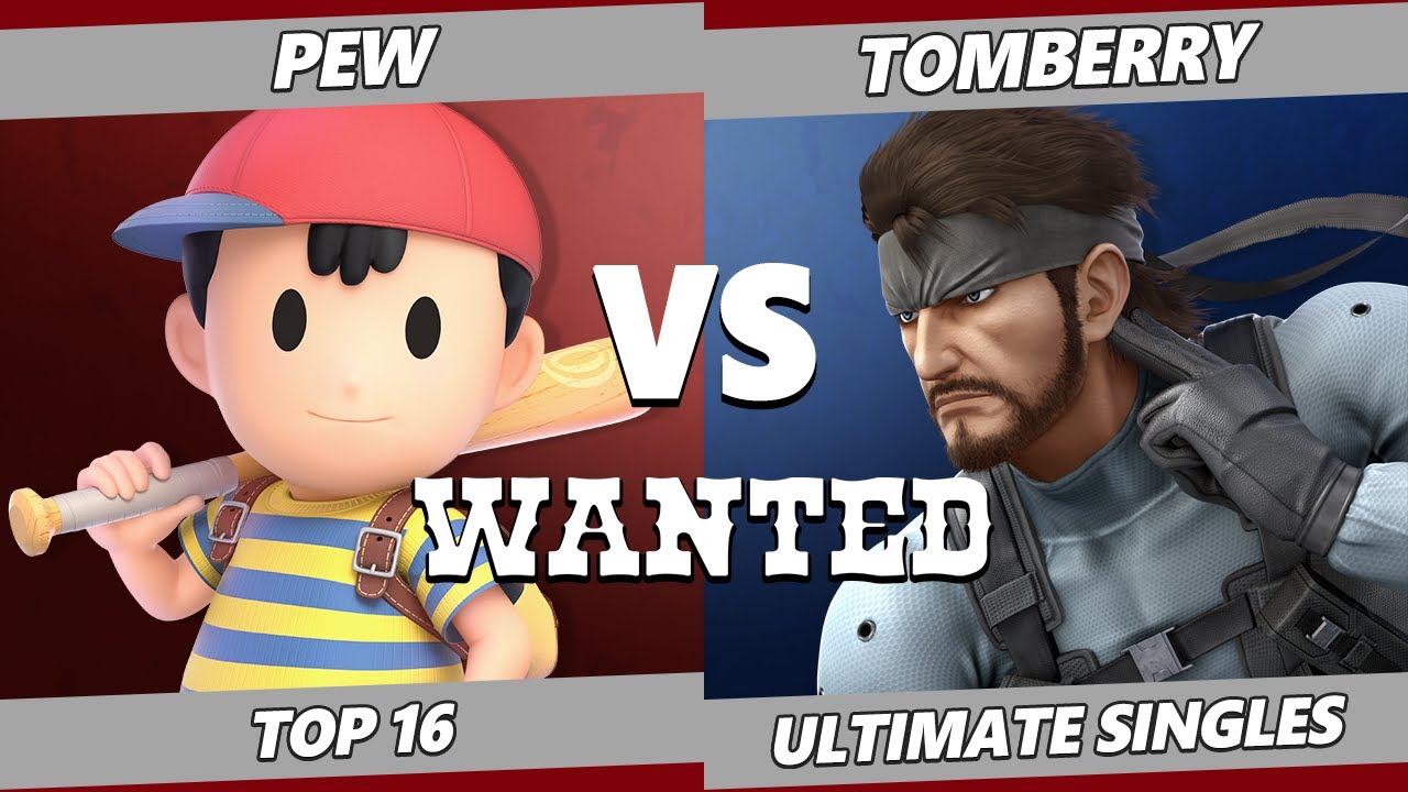WANTED S5 C2 Top 16 - Tomberry (Snake) Vs. Pew (Ness) SSBU Ultimate Tournament