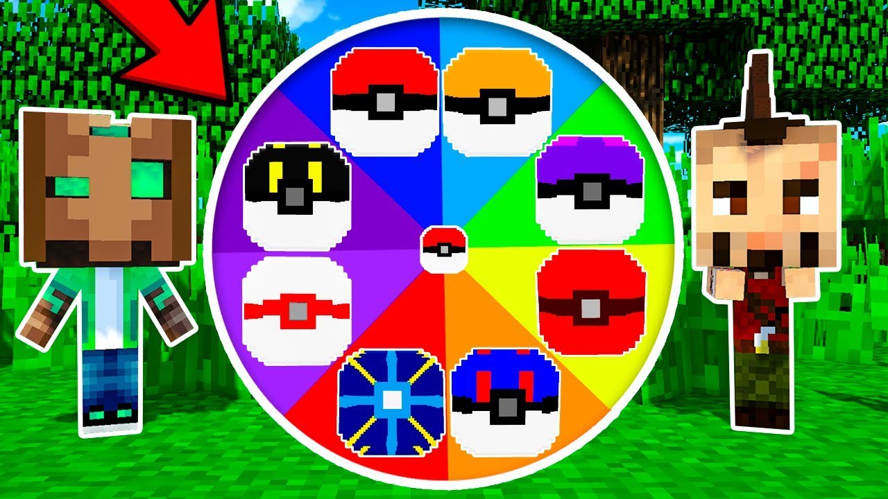 JUGAMOS A LA RULETA DE LOS LUCKY BLOCKS PIXELMON en MINECRAFT 🎯🤞 PRUEBA TU SUERTE POKÉMON