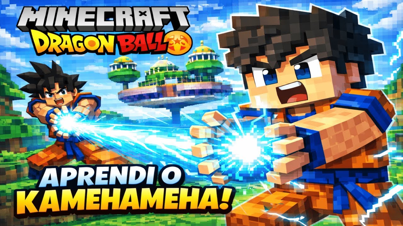 APRENDI O KAMEHAMEHA NO MINECRAFT !! - 4 -