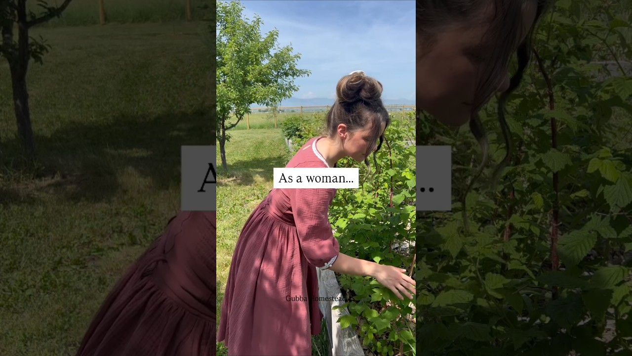 As a woman, I homestead #homesteadlife #homesteading #homesteader
