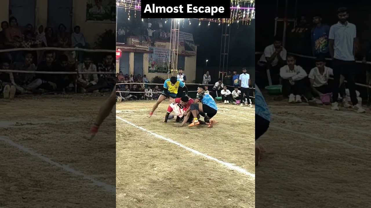 Almost escape by raider ! #pkl #kabaddi #kabaddilover