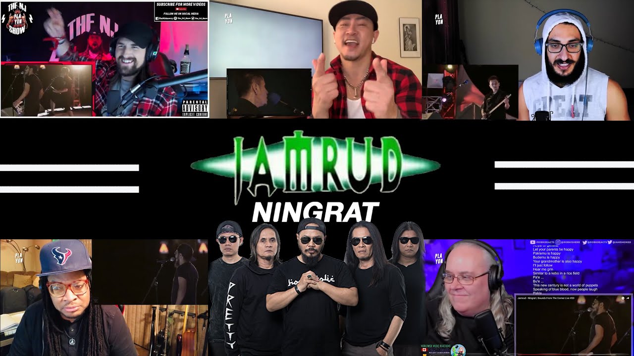 Reaksi Orang Luar ENJOY Mendengarkan BAND ROCK KENAMAAN INDONESIA | JAMRUD Membawakan NINGRAT