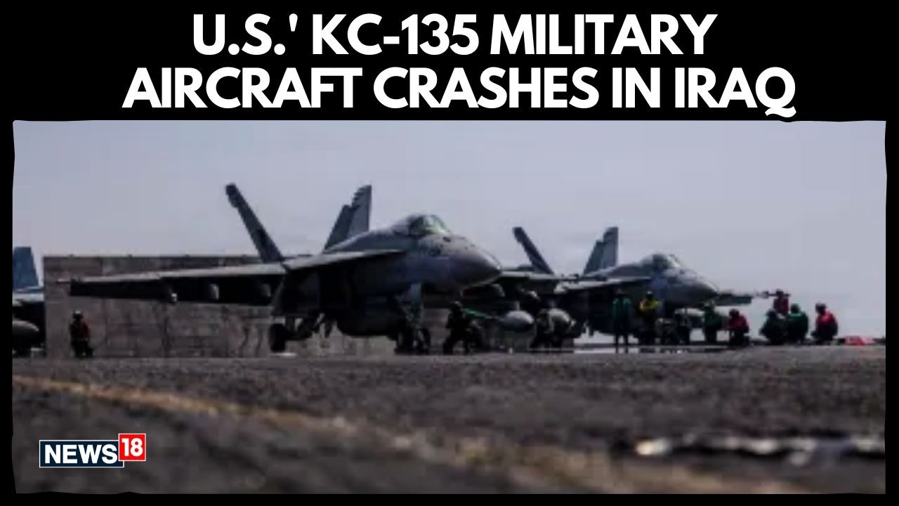 Самолет-заправщик KC-135 ВВС США потерпел крушение в Ираке | Состав экипажа неизвестен | N18G