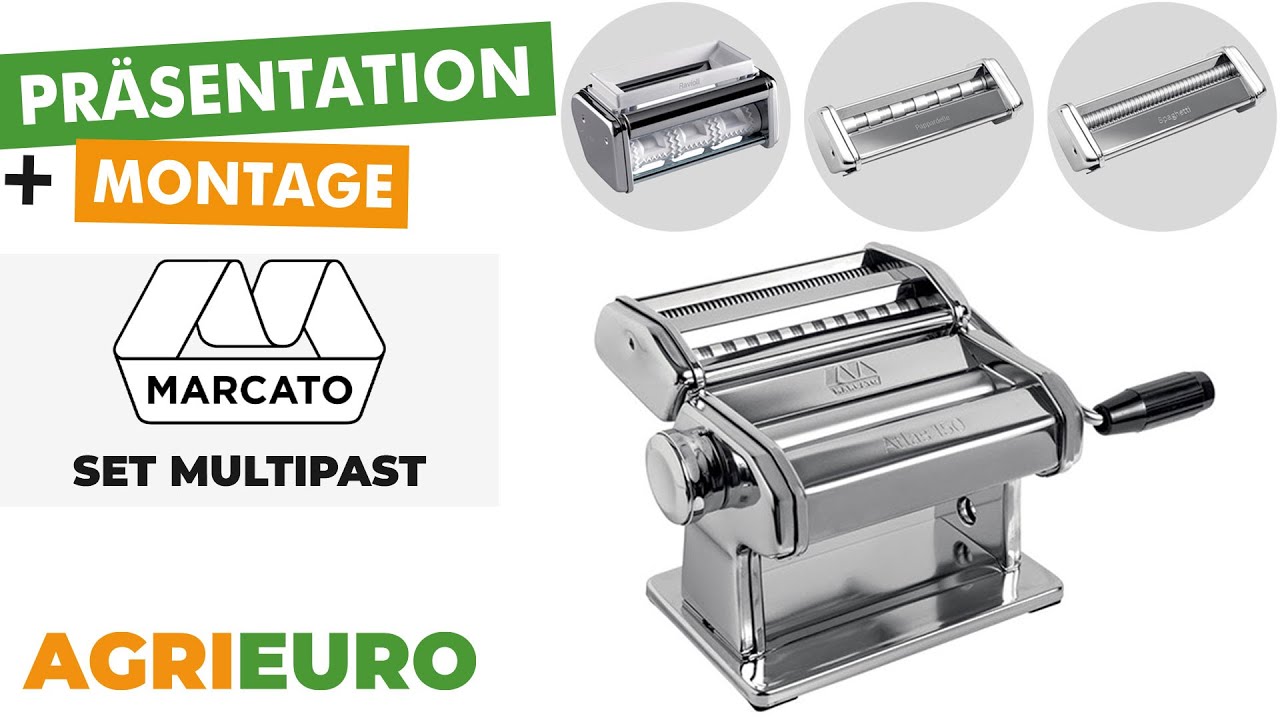 Produkt- und Montagevideo Marcato Atlas 150 Classic Pastaset