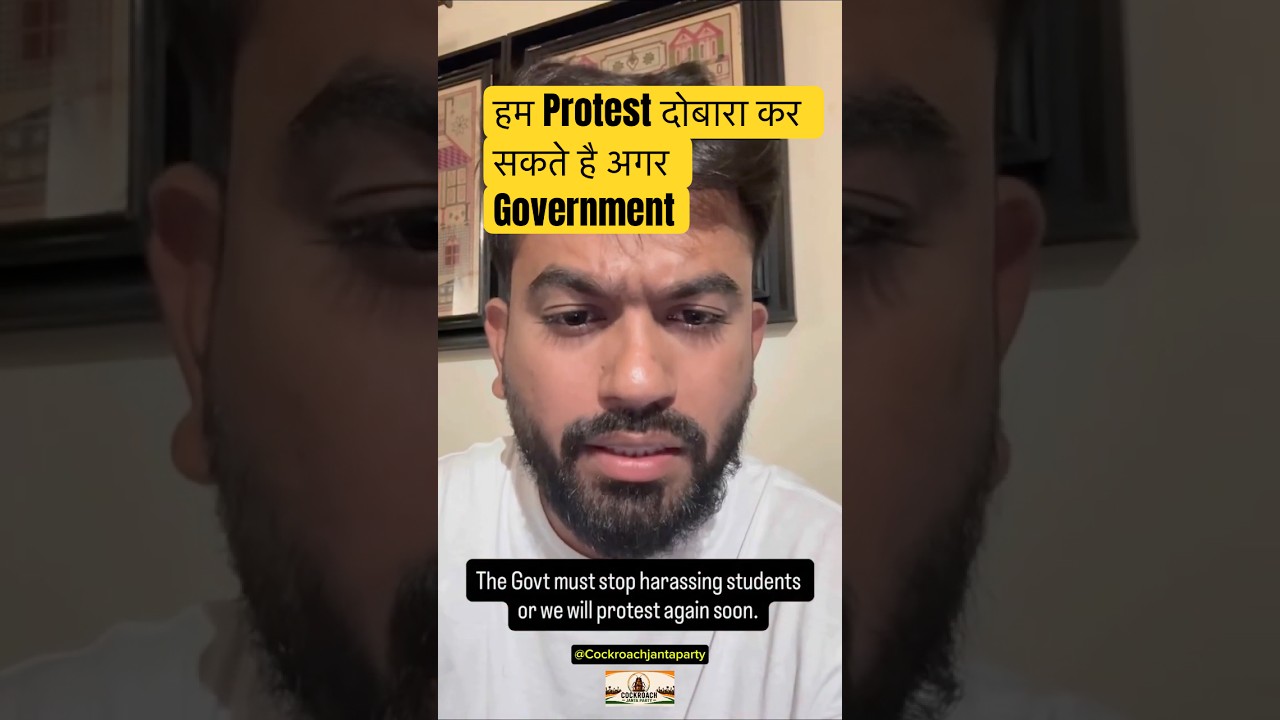Abhijeet Message to Government We will Protest again Soon if You Don&rsquo;t stop Harassing | Jai hind
