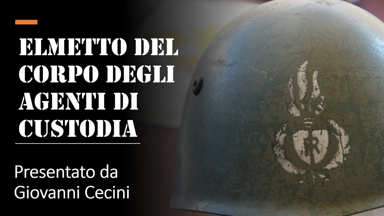 ELMETTO DEL CORPO DEGLI AGENTI DI CUSTODIA presentato da Giovanni Cecini