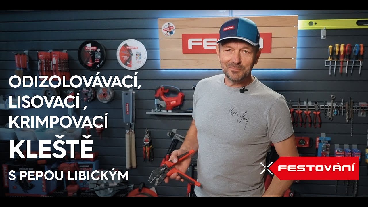 FESTOVÁNÍ S PEPOU LIBICKÝM – Odizolovávací / Lisovací / Krimpovací kleště