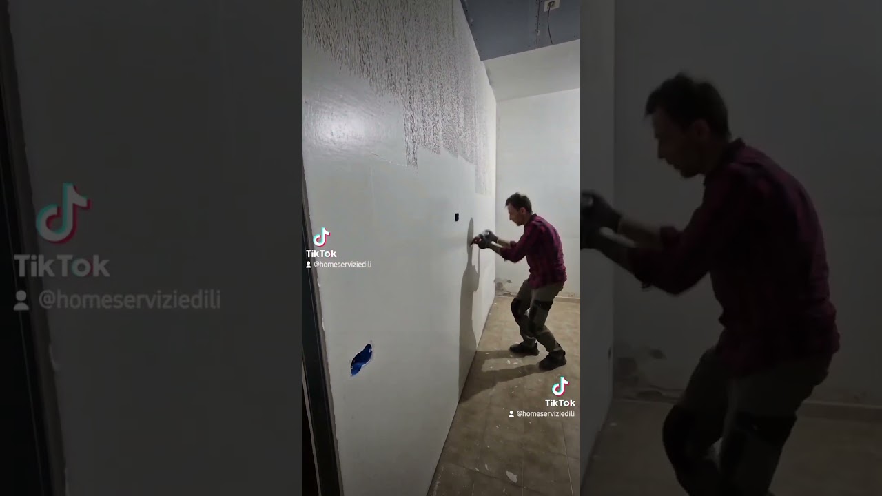 rasatura interna con stucco knauf super finish. #ristrutturazione #edilizia #cantiere #renovation