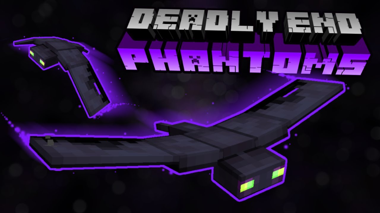 DEADLY END PHANTOMS МОД НА КРАЙ НОВЫЕ ХАРДКОРНЫЕ ФАНТОМЫ ОБЗОР МОДА НА МАЙНКРАФТ ГАЙД ПО МОДУ МАЙН