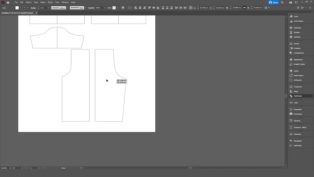 03 Create basic pattern in adobe illustrator